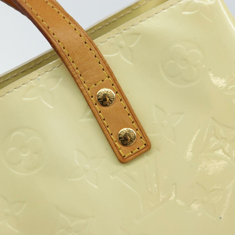 【日本直送】路易威登 Monogram Vernis Reade PM 手提包 Perle M91336 LV Auth 150707-17