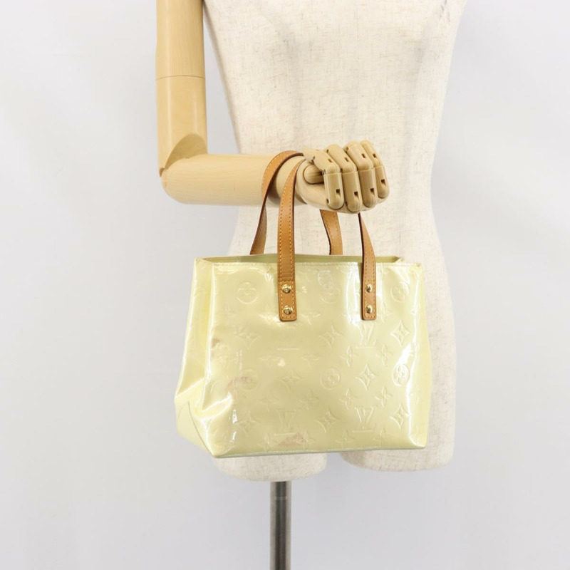 【日本直送】路易威登 Monogram Vernis Reade PM 手提包 Perle M91336 LV Auth 150707-22