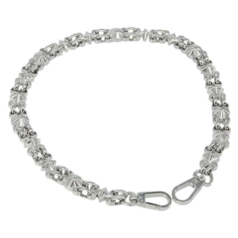 路易威登金屬鏈肩帶 22吋 銀色 LV 正品 150794