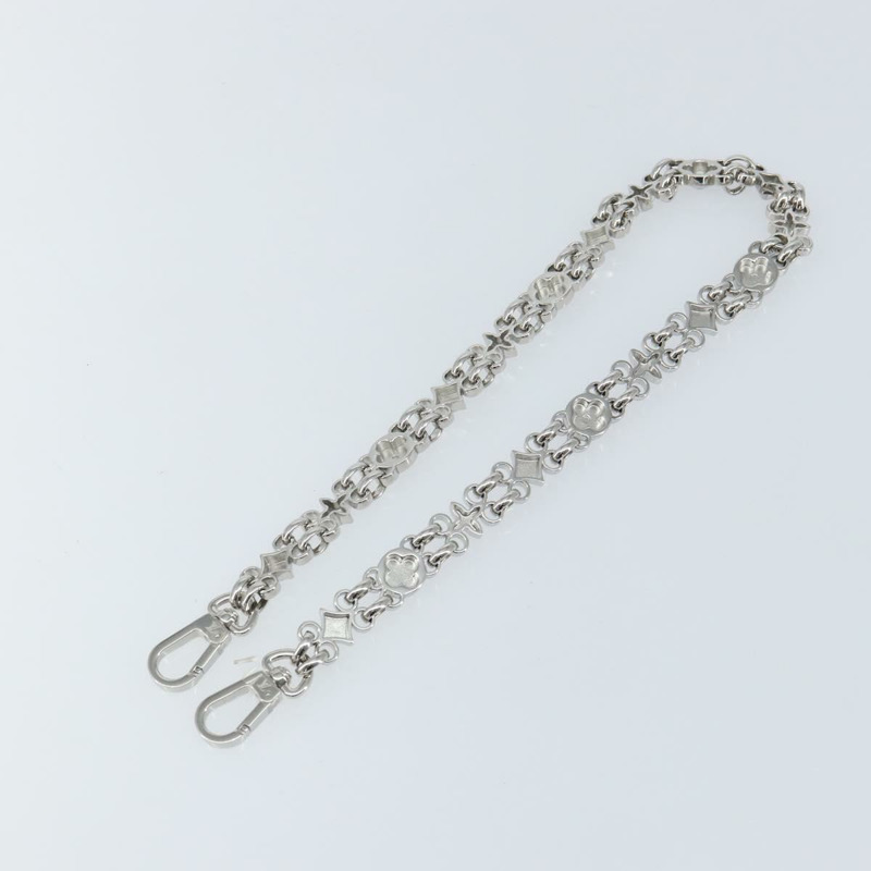 【日本直送】路易威登金屬鏈肩帶 22吋 銀色 LV 正品 150794-5