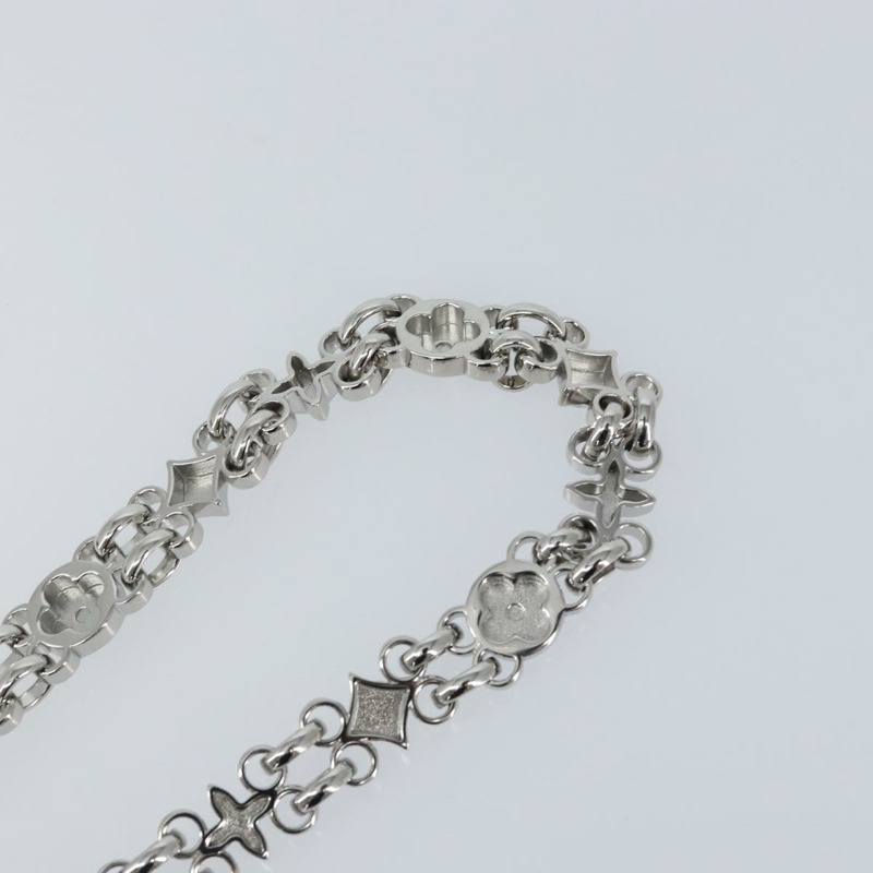 【日本直送】路易威登金屬鏈肩帶 22吋 銀色 LV 正品 150794-8