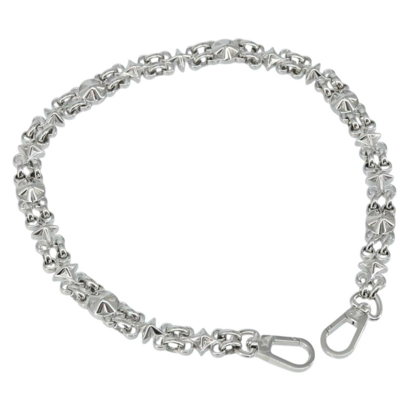 【日本直送】路易威登金屬鏈條肩帶，23.2英寸，銀色，LV正品，貨號150646-0
