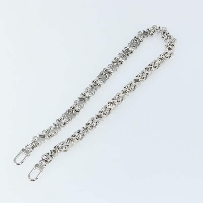 【日本直送】路易威登金屬鏈條肩帶，25.6英寸，銀色，LV正品，貨號150641-5