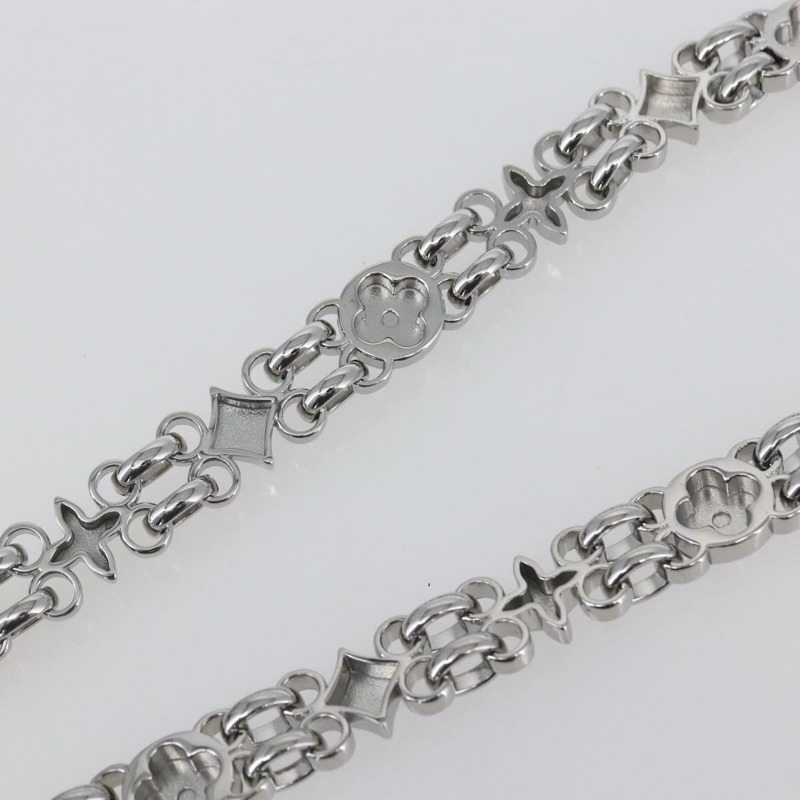 【日本直送】路易威登金屬鏈條肩帶，23.6英寸，銀色，LV正品，貨號150638-7