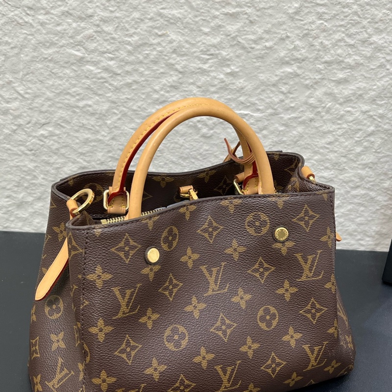 98新LV路易威登經典老花Montaigne蒙田BB 手提單肩斜挎包-5