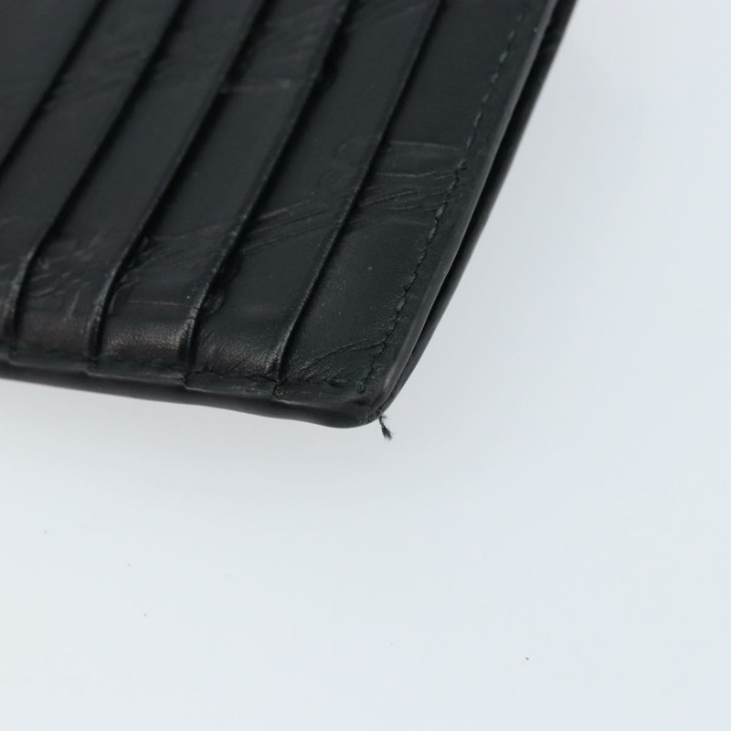 【日本直送】BALENCIAGA 黑色皮革卡包 717784 正品編號 146092-6