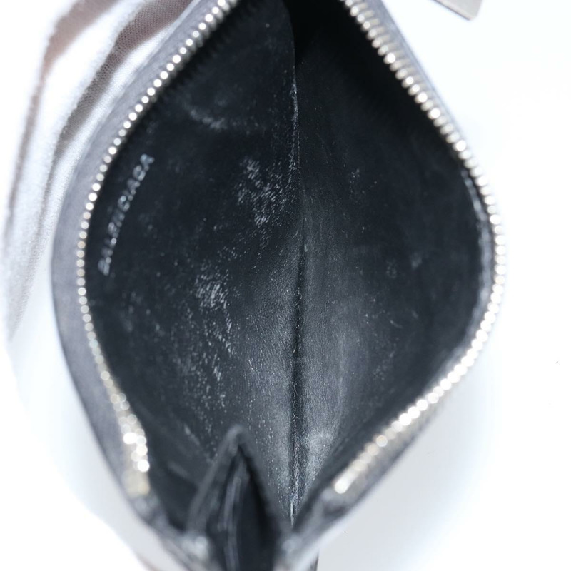 【日本直送】BALENCIAGA 黑色皮革卡包 717784 正品編號 146092-9