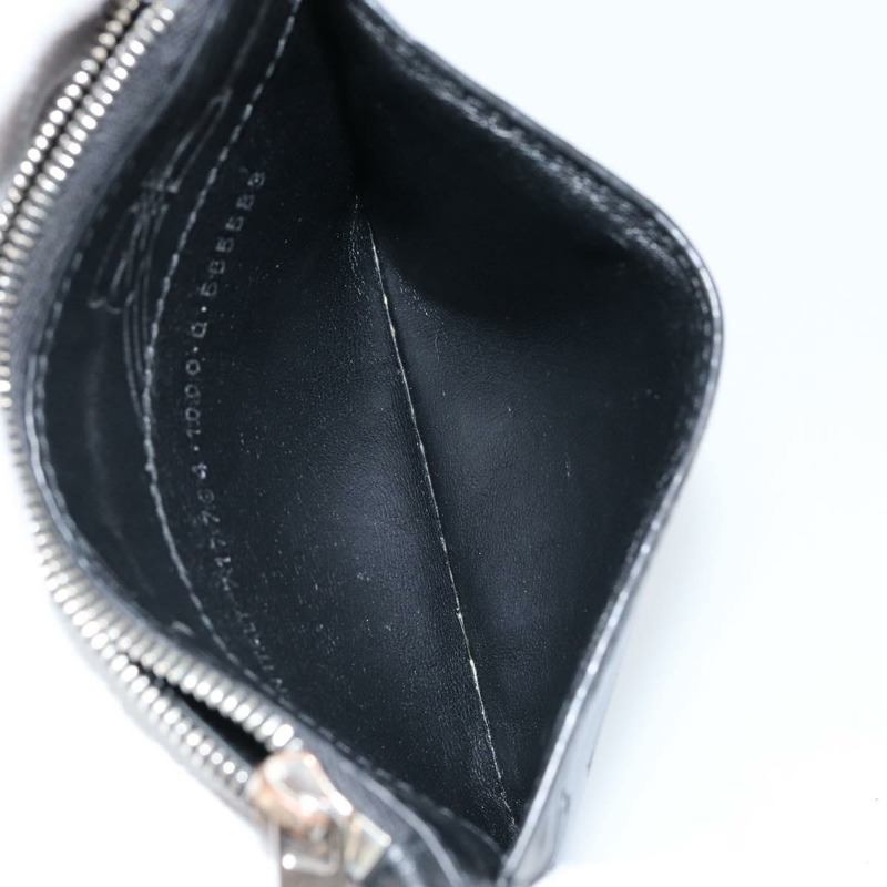 【日本直送】BALENCIAGA 黑色皮革卡包 717784 正品編號 146092-10