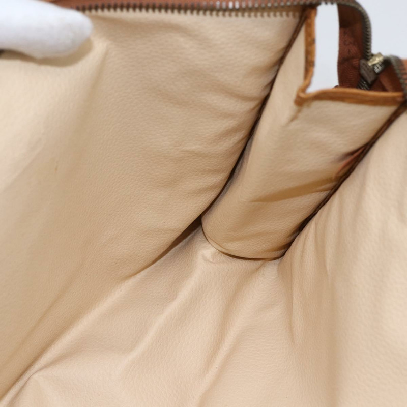 【日本直送】MCM Logoogram Vicetos 手拿包 PVC 皮革 棕色 金色 正品 150200-16