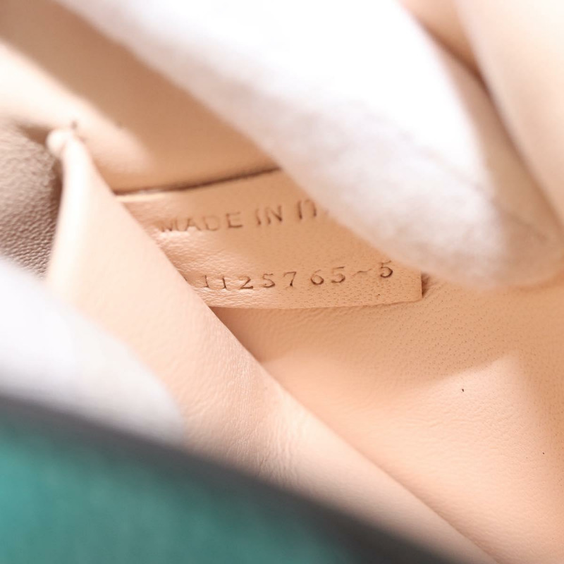 【日本直送】Chloe 鏈條 Elsie 單肩包 皮革 綠松石藍 金色 正品 149266-10