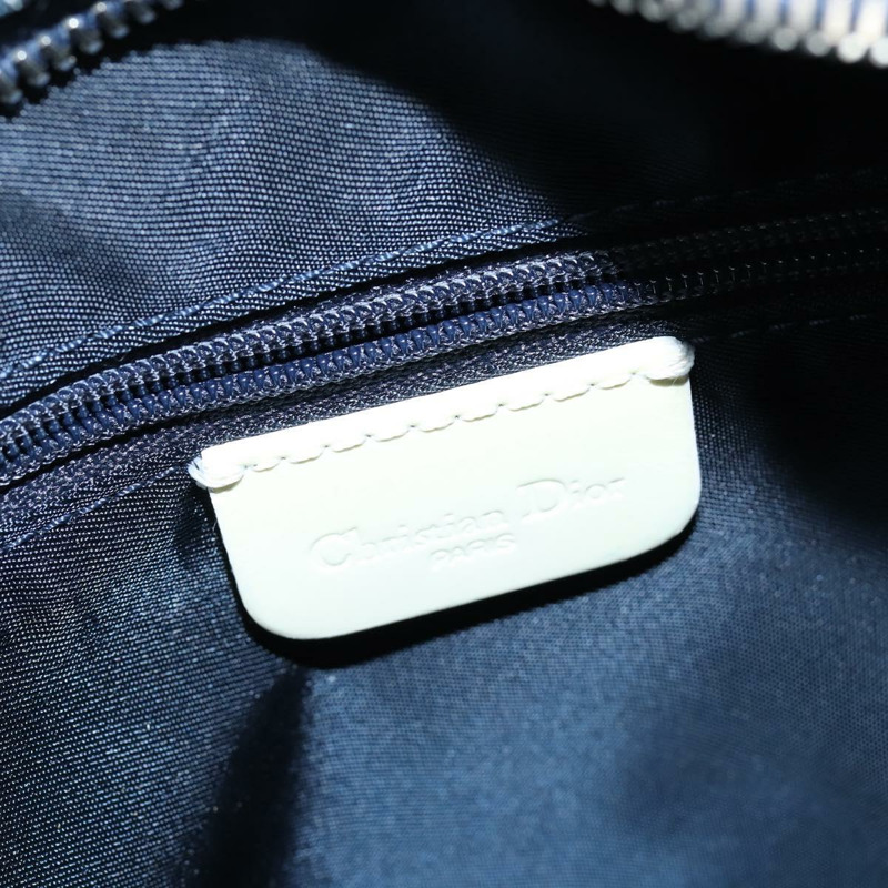 【日本直送】Christian Dior Trotter帆布肩背包 PVC藍銀色 正品 150753-16