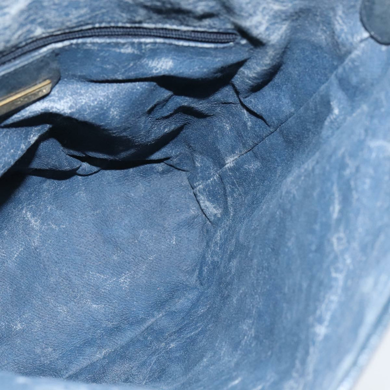 【日本直送】GUCCI GG Supreme Sherry Line 單肩包 PVC 海軍藍 金色 正品 150340-17