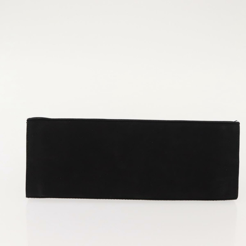 【日本直送】Salvatore Ferragamo Chain Gancini 單肩包，黑色麂皮，金色，正品，貨號 150385-4