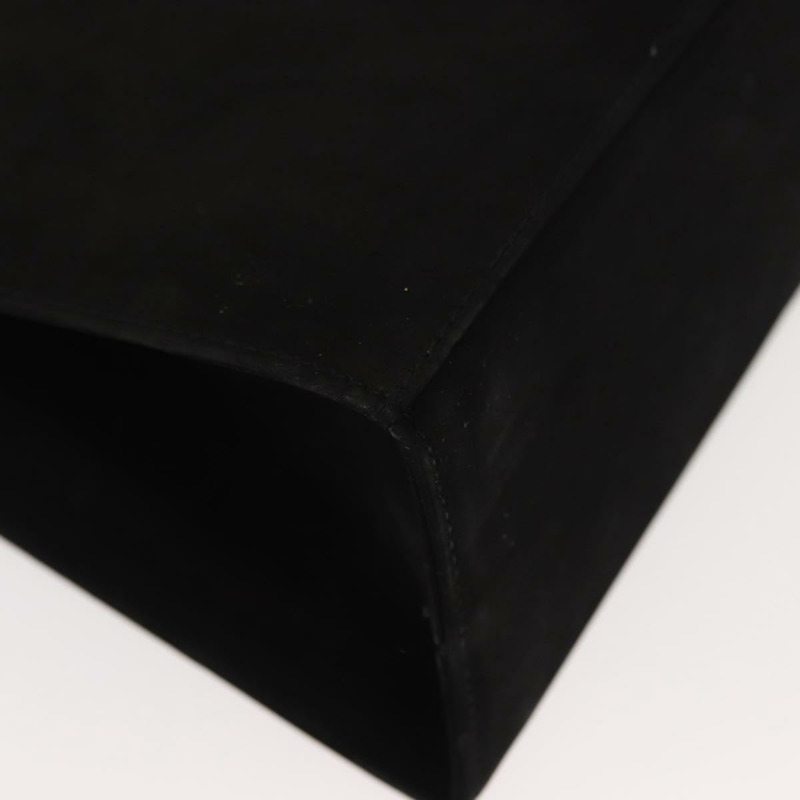 【日本直送】Salvatore Ferragamo Chain Gancini 單肩包，黑色麂皮，金色，正品，貨號 150385-14