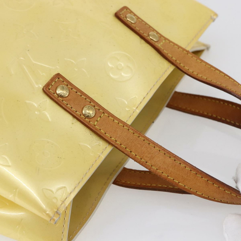 【日本直送】路易威登 Monogram Vernis Reade PM 手提包 Perle M91336 LV Auth 150374-5