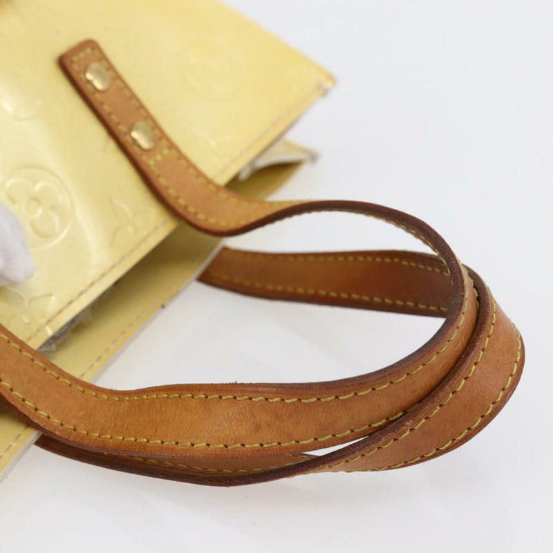 【日本直送】路易威登 Monogram Vernis Reade PM 手提包 Perle M91336 LV Auth 150374-6