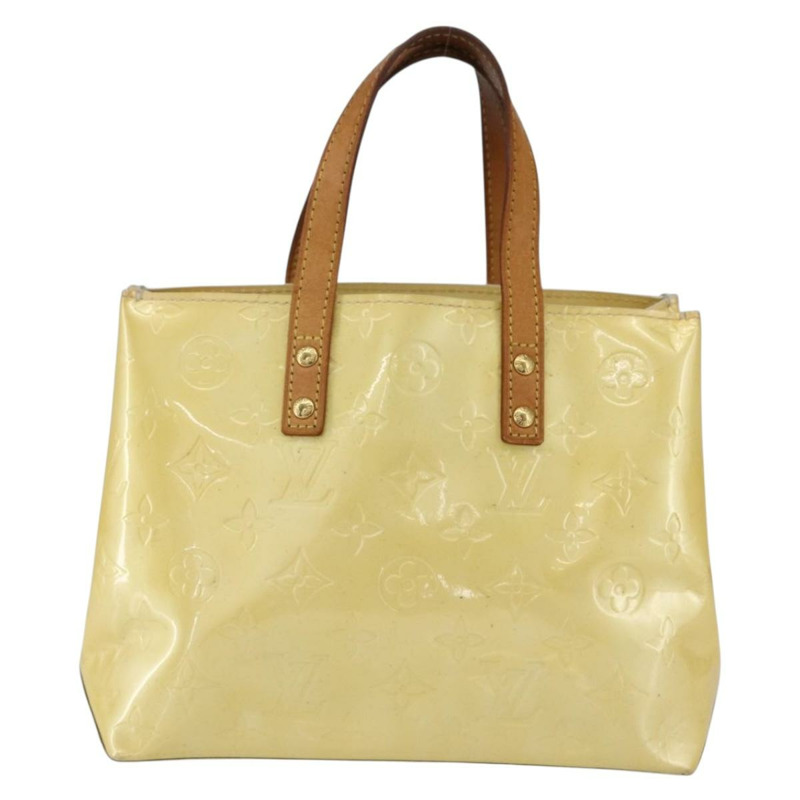 【日本直送】路易威登 Monogram Vernis Reade PM 手提包 Perle M91336 LV Auth 150374-12