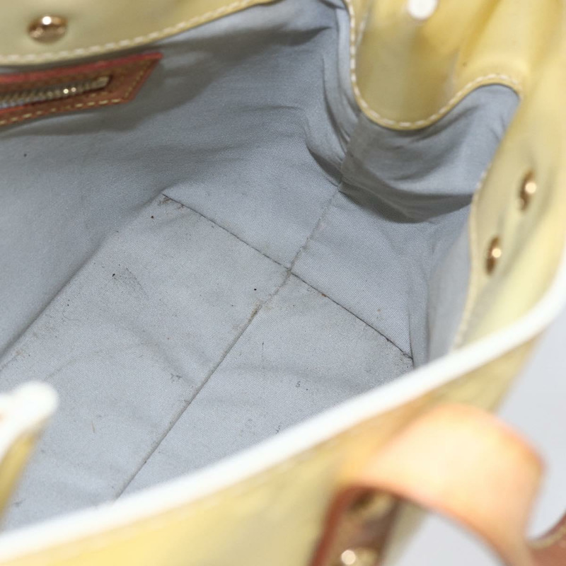 【日本直送】路易威登 Monogram Vernis Reade PM 手提包 Perle M91336 LV Auth 150374-18