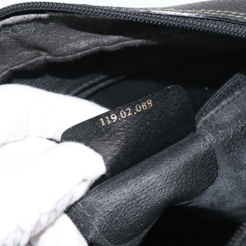 【日本直送】GUCCI GG Supreme Web Sherry Line 手提包 PVC 黑色金色 119 02 088 正品 150341-11