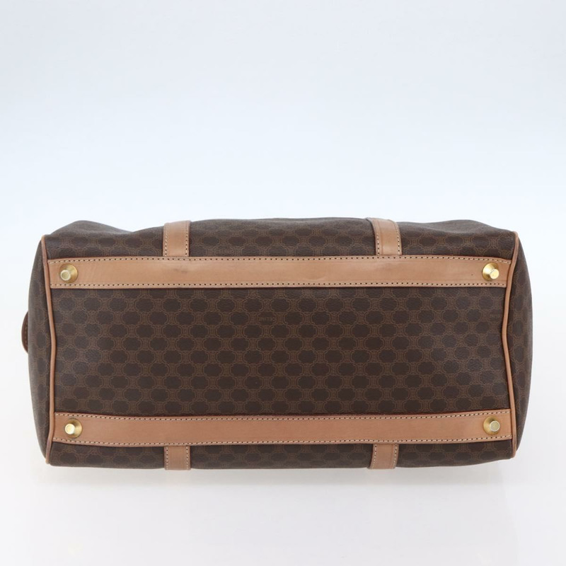 【日本直送】CELINE Macadam帆布波士頓包 PVC棕色金色 正品 147894-4