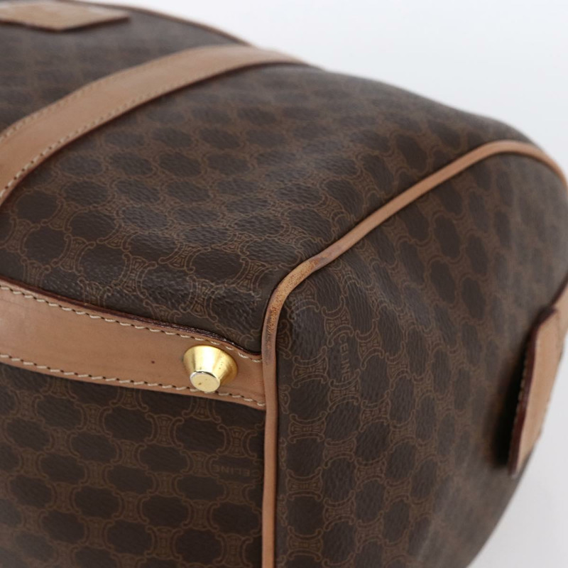 【日本直送】CELINE Macadam帆布波士頓包 PVC棕色金色 正品 147894-8