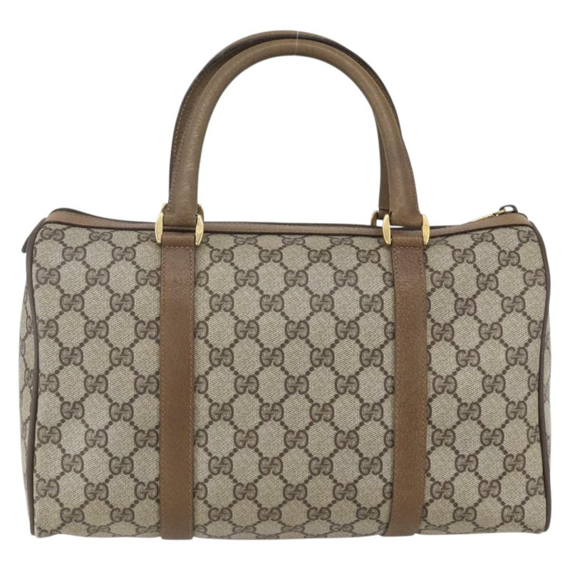 【日本直送】GUCCI GG Supreme Web Sherry Line 波士頓包 PVC 米色 116 02 007 正品 147881-1