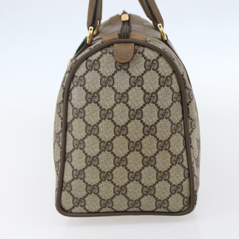 【日本直送】GUCCI GG Supreme Web Sherry Line 波士頓包 PVC 米色 116 02 007 正品 147881-3