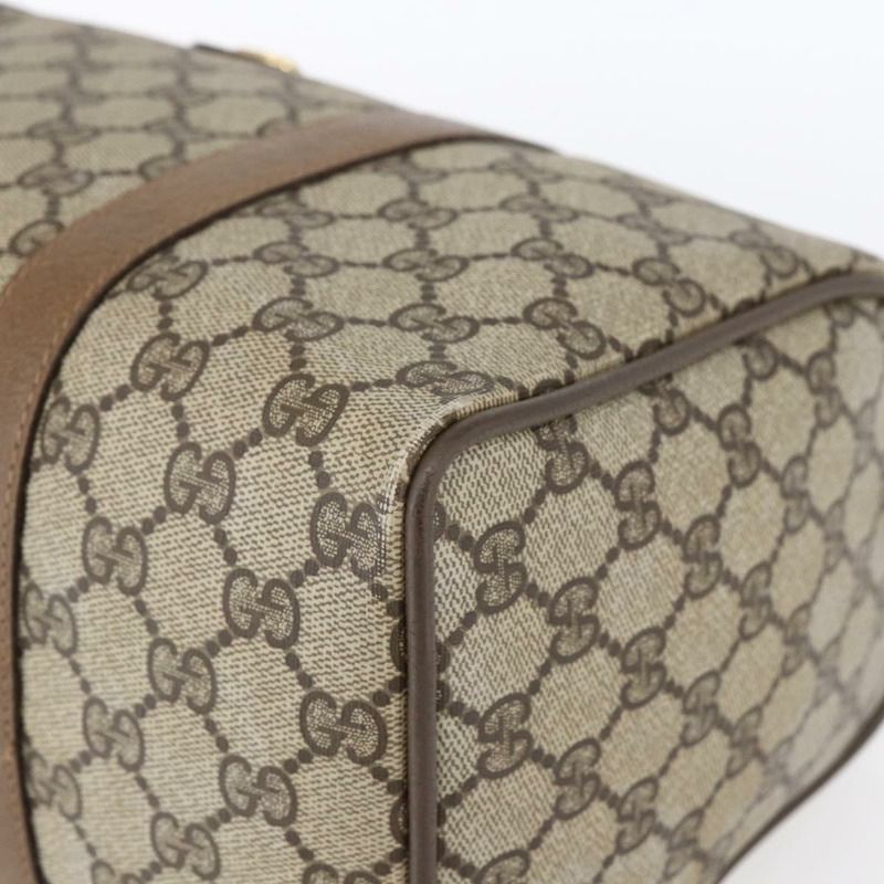 【日本直送】GUCCI GG Supreme Web Sherry Line 波士頓包 PVC 米色 116 02 007 正品 147881-8
