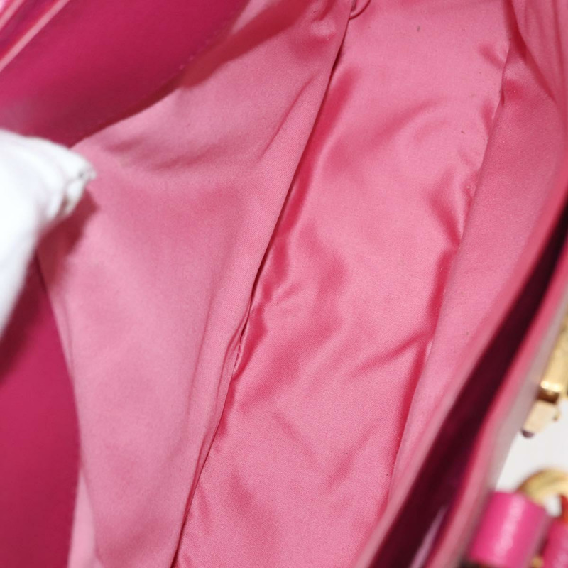 【日本直送】Miu Miu Madras 手提包 皮革 粉紅色 金色 正品 147888-9