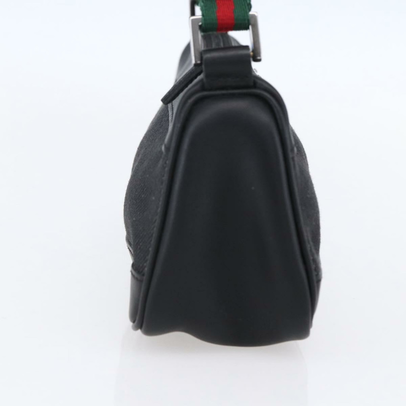 【日本直送】GUCCI Web Sherry Line 帆布配件包，黑色、紅色、綠色，貨號 92820，正品號 147877-2