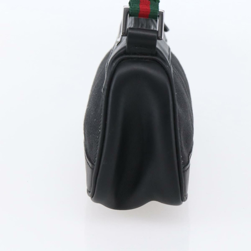 【日本直送】GUCCI Web Sherry Line 帆布配件包，黑色、紅色、綠色，貨號 92820，正品號 147877-3