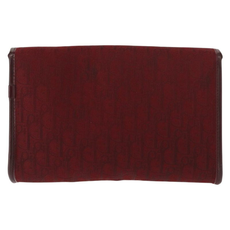 【日本直送】Christian Dior Trotter帆布鏈條單肩包 紅色金色 正品 147885-1