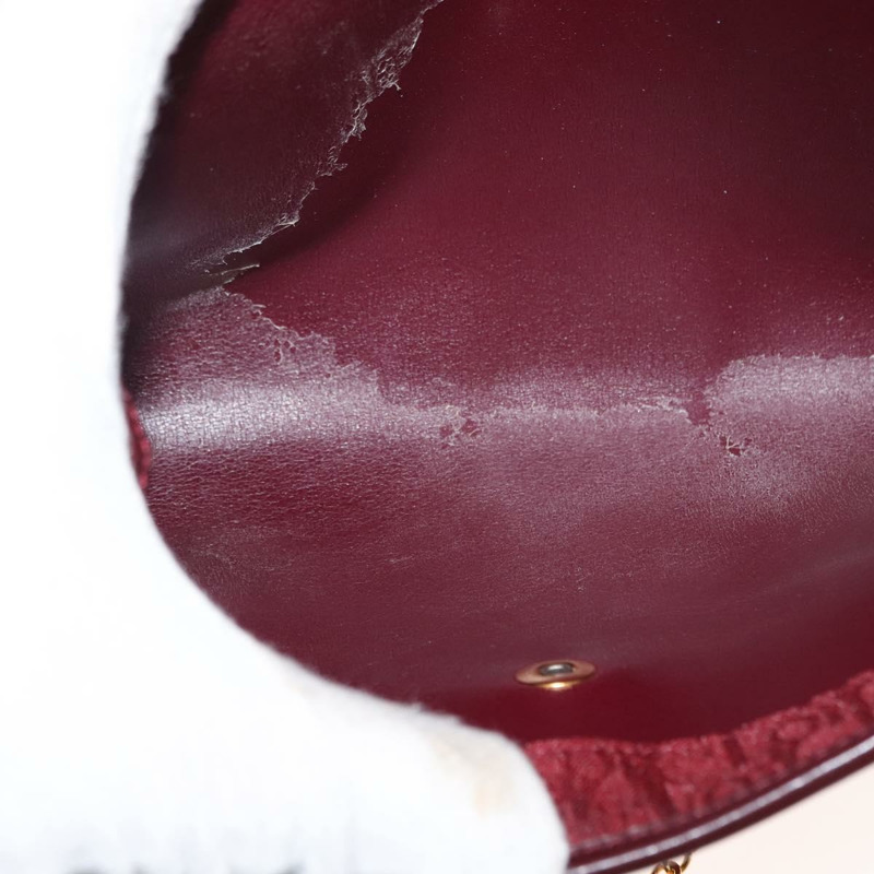 【日本直送】Christian Dior Trotter帆布鏈條單肩包 紅色金色 正品 147885-11