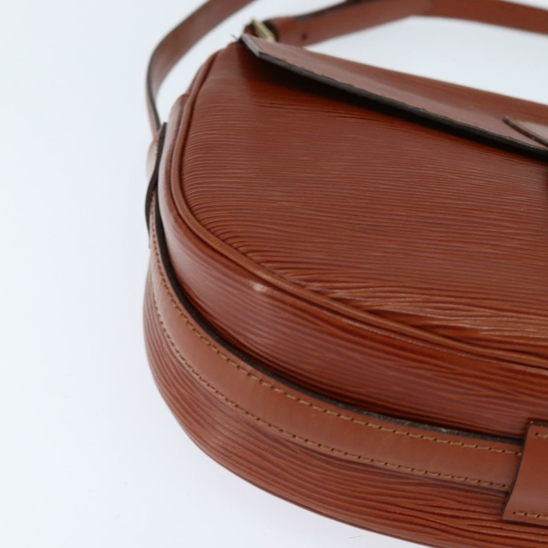 【日本直送】路易威登 Epi Jeune Fille MM 單肩包棕 M52153 LV 正品 147851-13