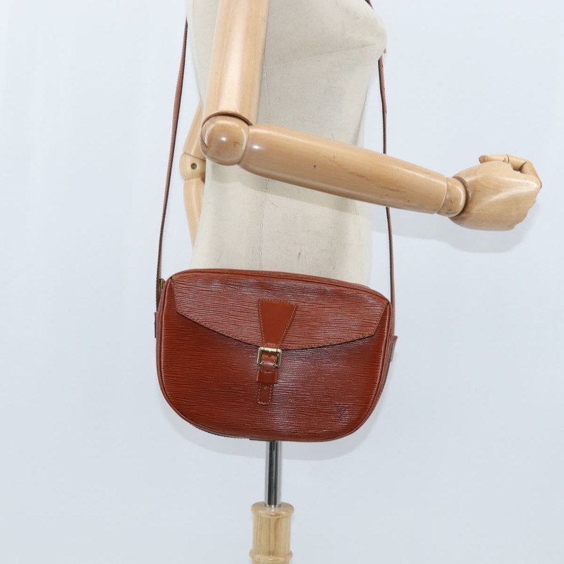 【日本直送】路易威登 Epi Jeune Fille MM 單肩包棕 M52153 LV 正品 147851-22