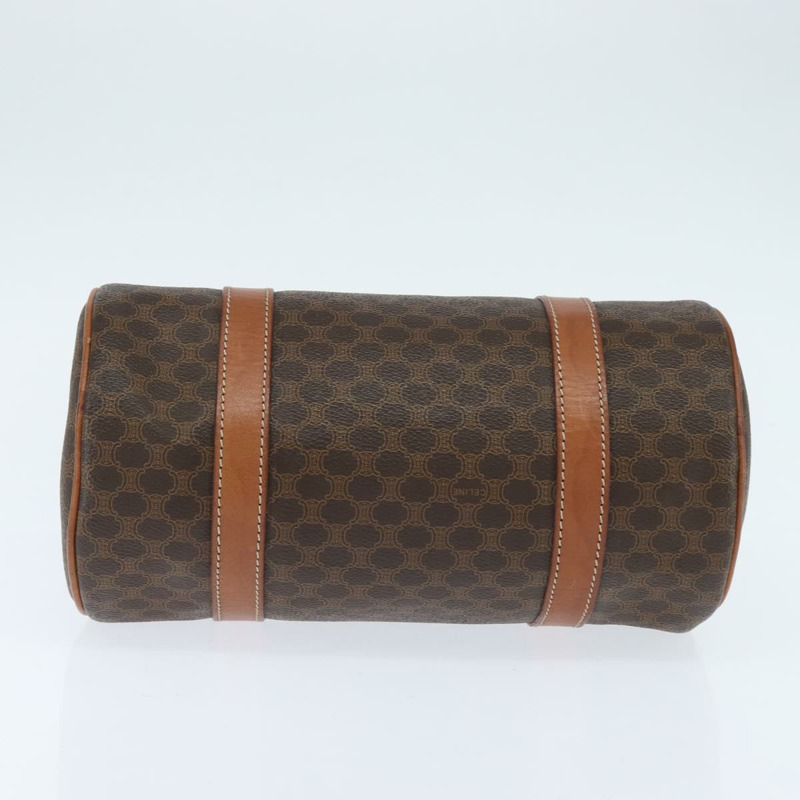 【日本直送】CELINE Macadam帆布肩背包 PVC皮革 棕色 金色 正品 151048-4