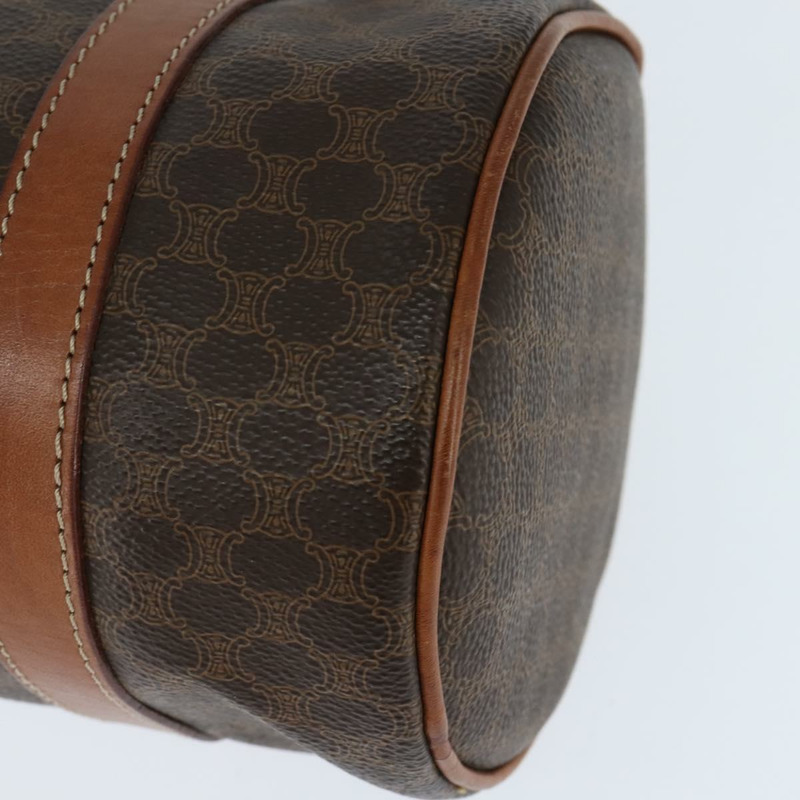 【日本直送】CELINE Macadam帆布肩背包 PVC皮革 棕色 金色 正品 151048-16