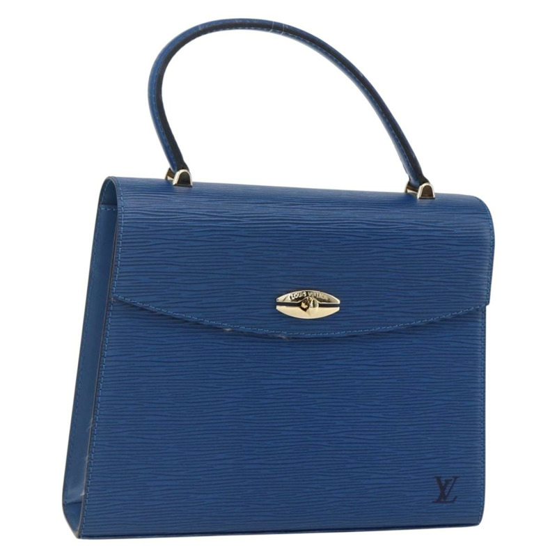 【日本直送】路易威登 Epi Malesherbes 手提包藍色 M52375 LV 正品 151090-0