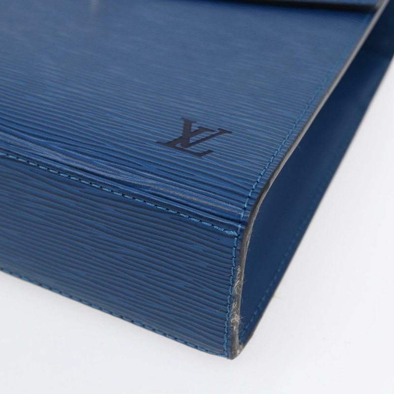 【日本直送】路易威登 Epi Malesherbes 手提包藍色 M52375 LV 正品 151090-13