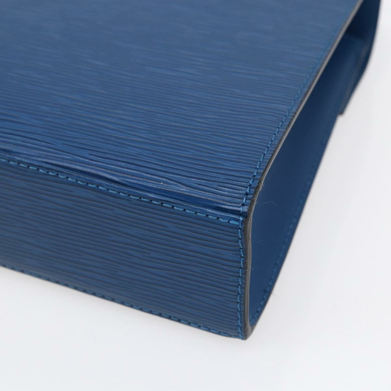 【日本直送】路易威登 Epi Malesherbes 手提包藍色 M52375 LV 正品 151090-15