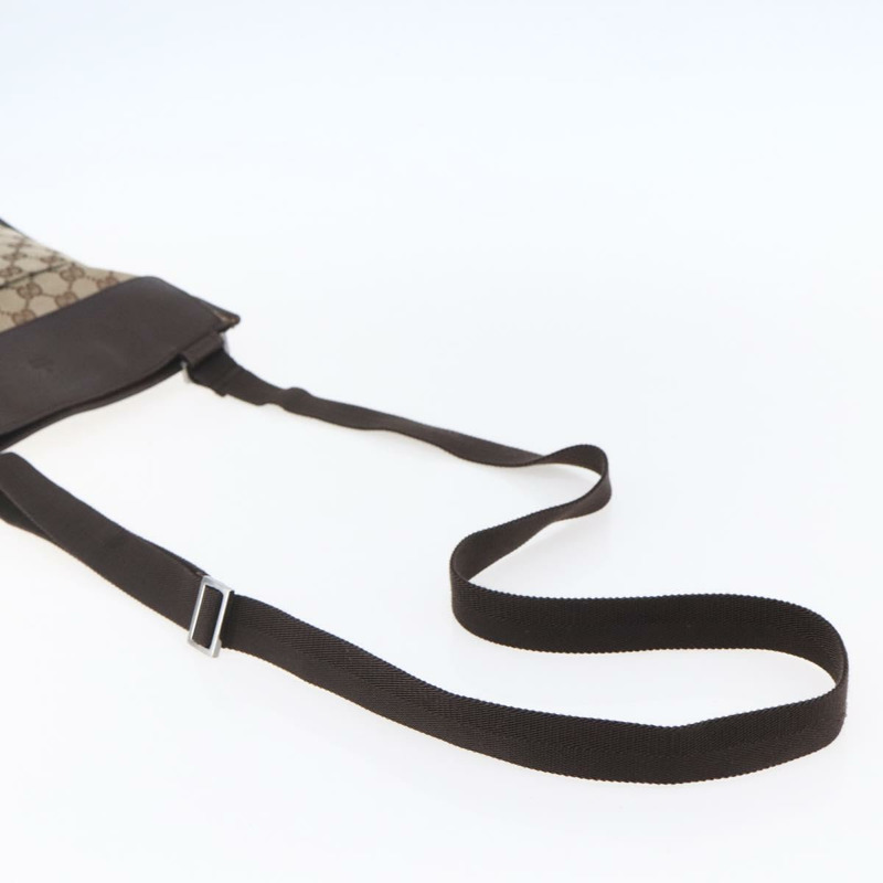 【日本直送】GUCCI GG帆布肩背包 米色 銀色 27639 正品 150997-6