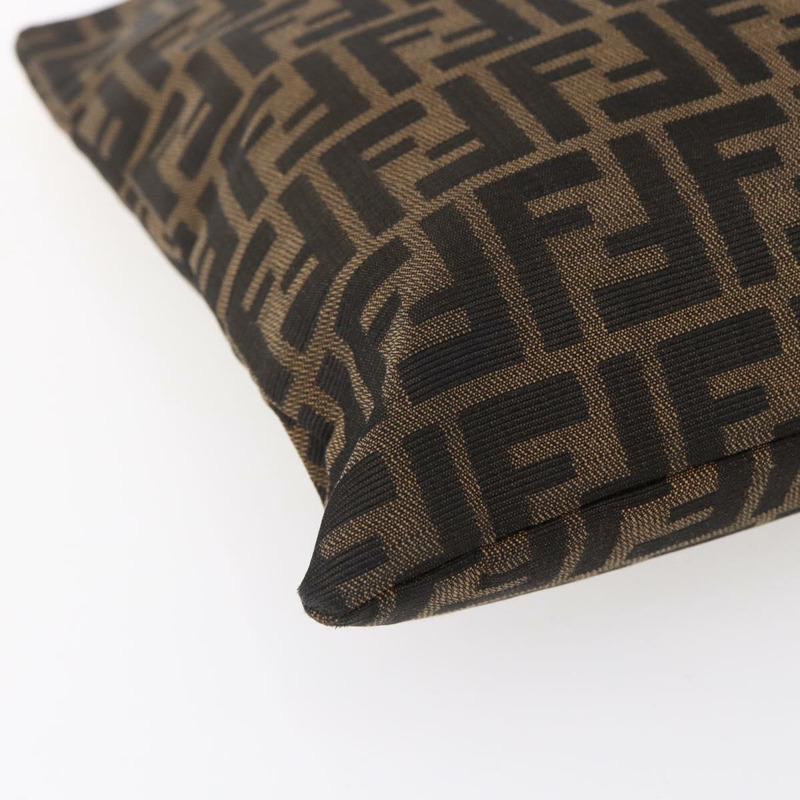 【日本直送】FENDI Zucca 帆布 Mamma Baguette 手袋黑棕色正品 150762-13