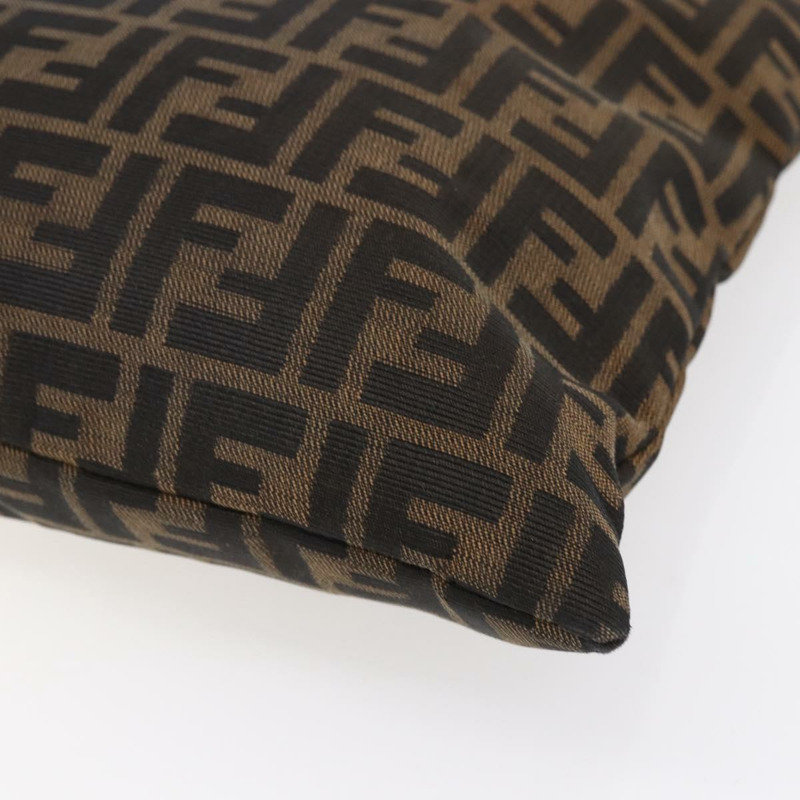 【日本直送】FENDI Zucca 帆布 Mamma Baguette 手袋黑棕色正品 150762-14