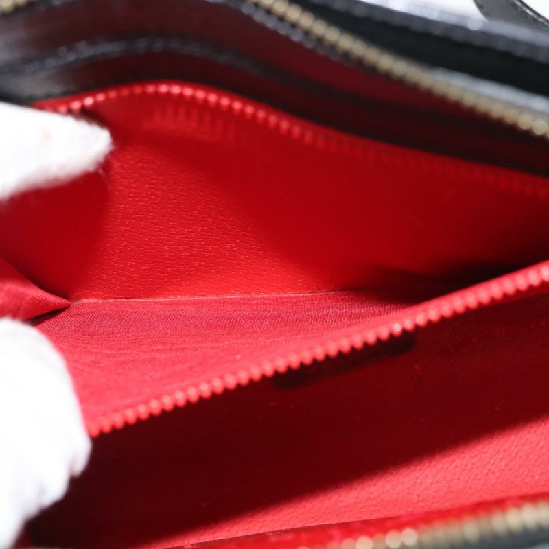 【日本直送】CELINE 手提包 皮革 2way 黑色 金色 Auth 151063-22