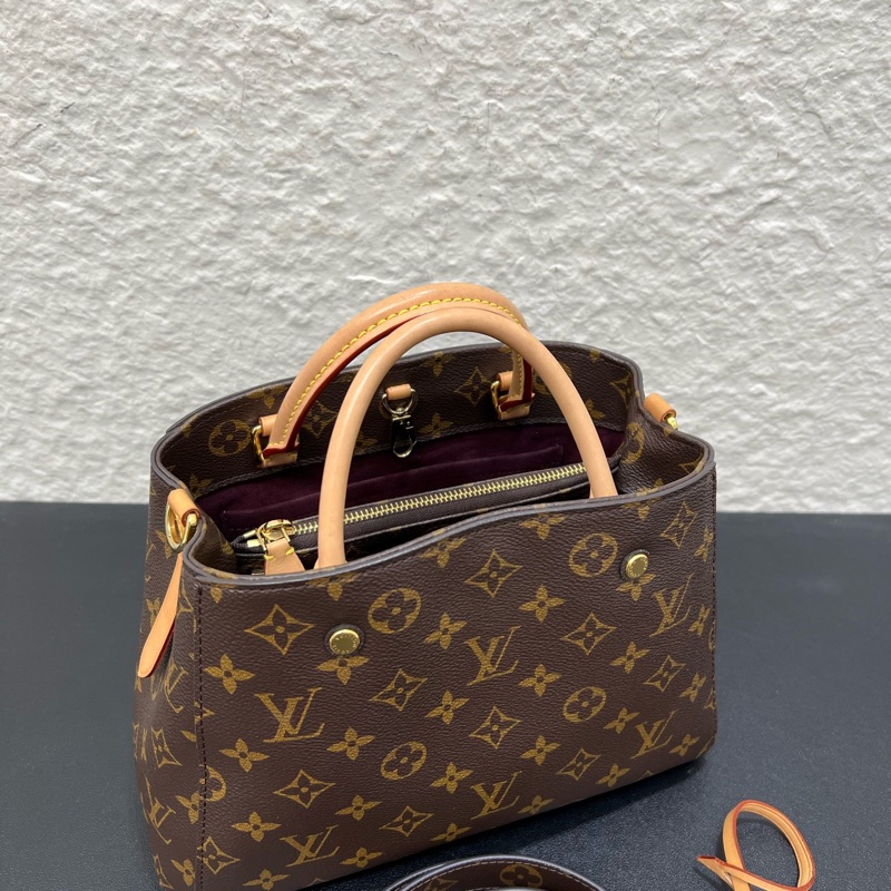 98新LV路易威登經典老花Montaigne蒙田BB 手提單肩斜挎包 最好的尺寸 多種背法滿足日-5