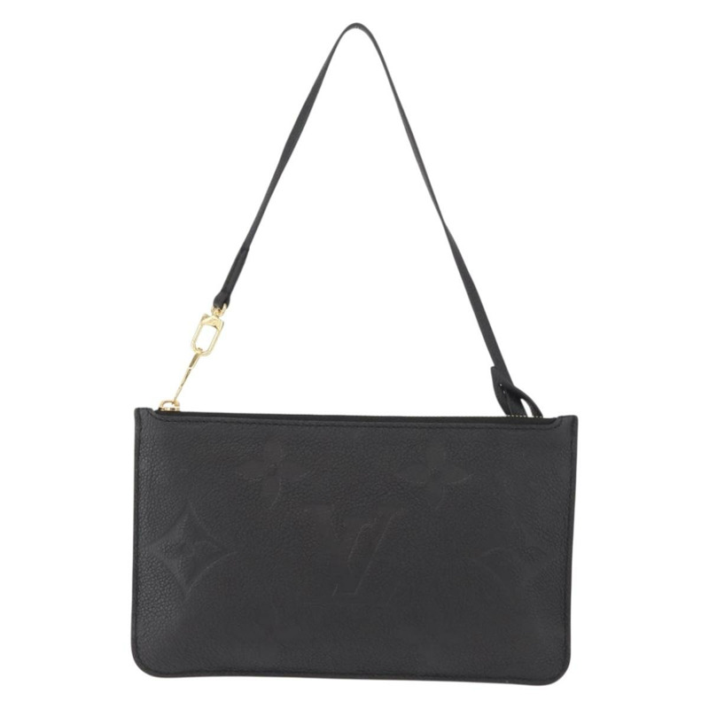 【日本直送】路易威登 Monogram Empreinte Giant Neverfull MM 手拿包 黑色 LV 正品 149361-12