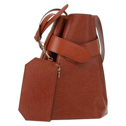 路易威登 Epi Sac Depaule GM 肩背包 棕色 M80193 LV Auth 149397