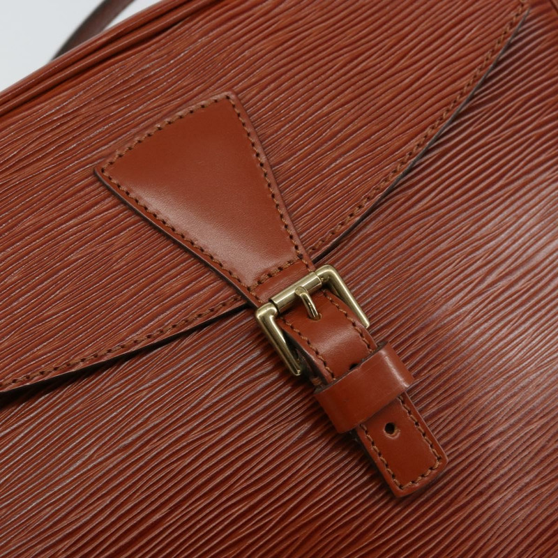 【日本直送】路易威登 Epi Jeune Fille MM 單肩包棕 M52153 LV 正品 152144-17