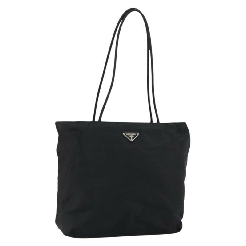 【日本直送】PRADA 尼龍托特包 黑色 銀色 正品 149511-0
