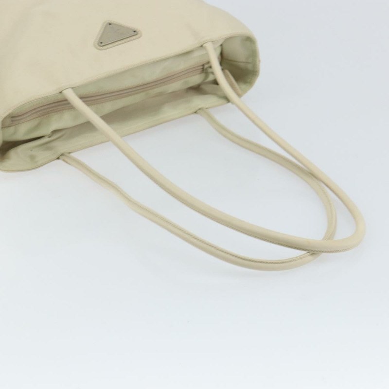 【日本直送】PRADA 尼龍手提包 白色 銀色 正品 151884-6